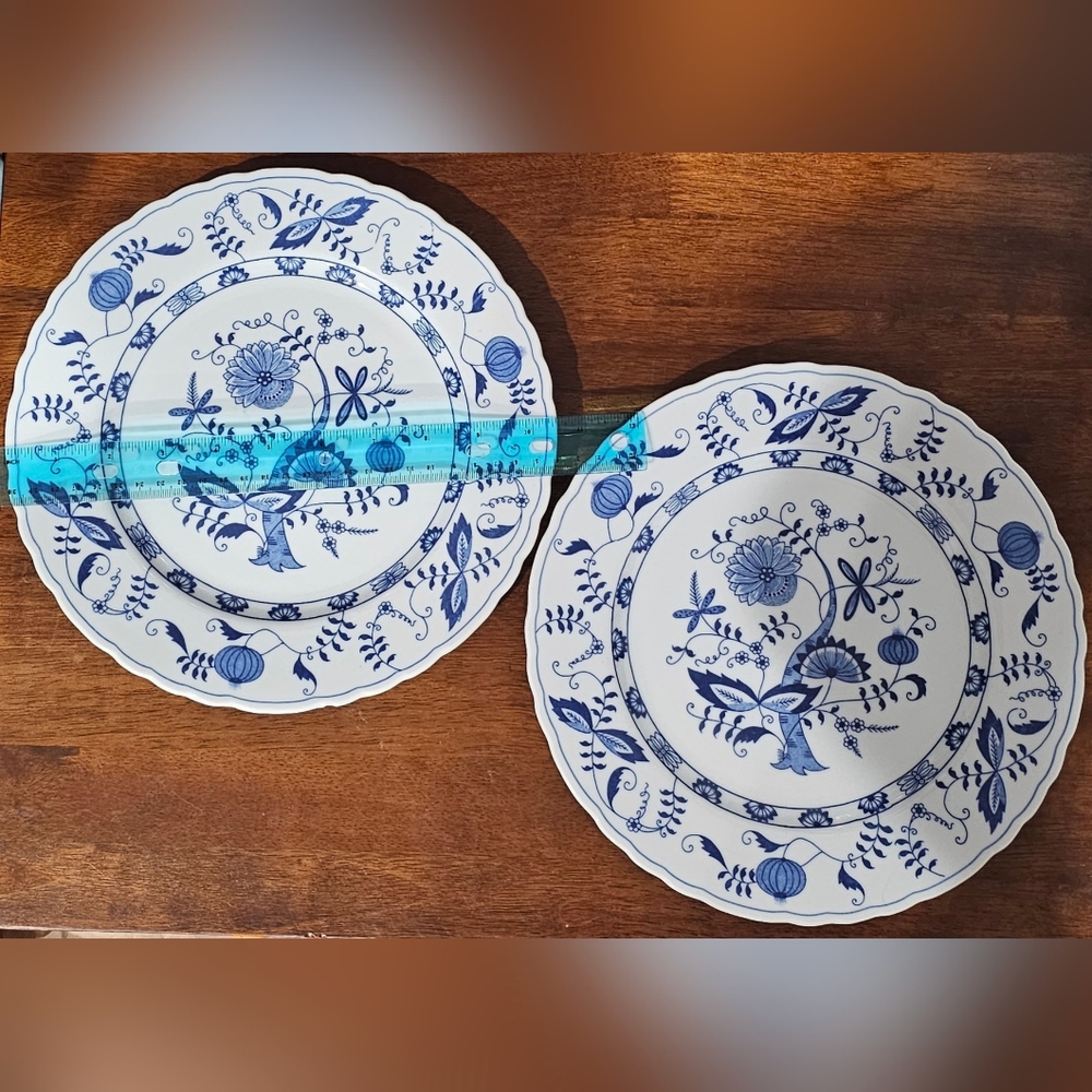 Vienna Woods Blue Onion plates 10.5